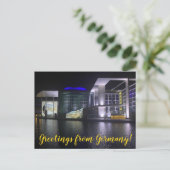 aWorld2Celebrate: Grüße aus Deutschland! Postkarte (Stehend Vorderseite)