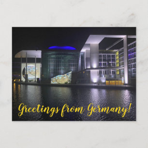 aWorld2Celebrate: Grüße aus Deutschland! Postkarte