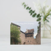 aWorld2Celebrate: Grüße aus Deutschland! Postkarte (Stehend Vorderseite)