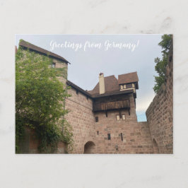 aWorld2Celebrate: Grüße aus Deutschland! Postkarte