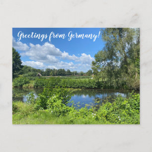 aWorld2Celebrate: Grüße aus Deutschland! Postkarte