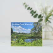 aWorld2Celebrate: Grüße aus Deutschland! Postkarte (Stehend Vorderseite)