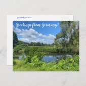 aWorld2Celebrate: Grüße aus Deutschland! Postkarte (Vorne/Hinten)