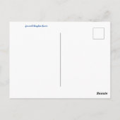 aWorld2Celebrate: Grüße aus Deutschland! Postkarte (Rückseite)