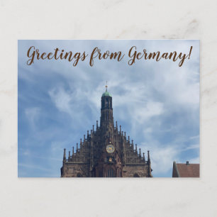 aWorld2Celebrate: Grüße aus Deutschland! Postkarte