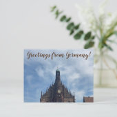 aWorld2Celebrate: Grüße aus Deutschland! Postkarte (Stehend Vorderseite)