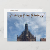 aWorld2Celebrate: Grüße aus Deutschland! Postkarte (Vorne/Hinten)