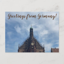 aWorld2Celebrate: Grüße aus Deutschland! Postkarte