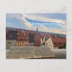 aWorld2Celebrate: Grüße aus Deutschland! Postkarte