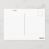 aWorld2Celebrate: Grüße aus Deutschland! Postkarte (Rückseite)