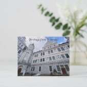 aWorld2Celebrate: Grüße aus Deutschland! Postkarte (Stehend Vorderseite)