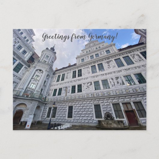 aWorld2Celebrate: Grüße aus Deutschland! Postkarte (Vorderseite)