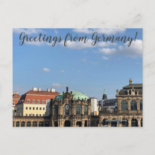 aWorld2Celebrate: Grüße aus Deutschland! Postkarte