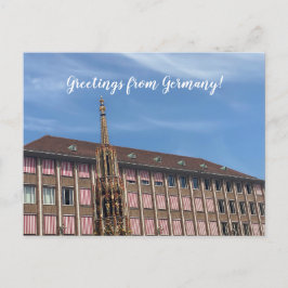 aWorld2Celebrate: Grüße aus Deutschland! Postkarte