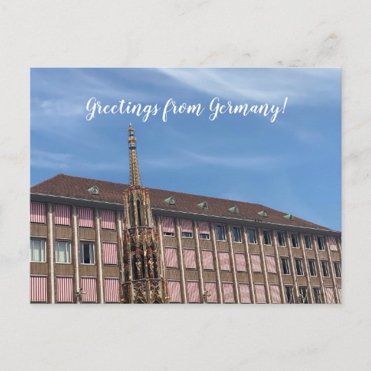 aWorld2Celebrate: Grüße aus Deutschland! Postkarte (Vorderseite)