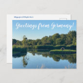 aWorld2Celebrate: Grüße aus Deutschland! Postkarte (Vorne/Hinten)