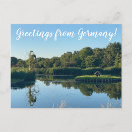 aWorld2Celebrate: Grüße aus Deutschland! Postkarte