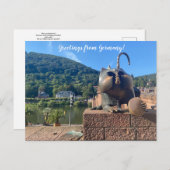 aWorld2Celebrate: Grüße aus Deutschland! Postkarte (Vorne/Hinten)