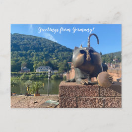 aWorld2Celebrate: Grüße aus Deutschland! Postkarte