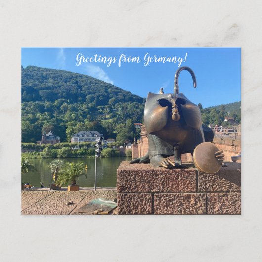 aWorld2Celebrate: Grüße aus Deutschland! Postkarte (Vorderseite)