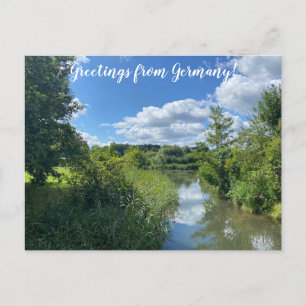 aWorld2Celebrate: Grüße aus Deutschland! Postkarte