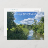 aWorld2Celebrate: Grüße aus Deutschland! Postkarte (Vorne/Hinten)