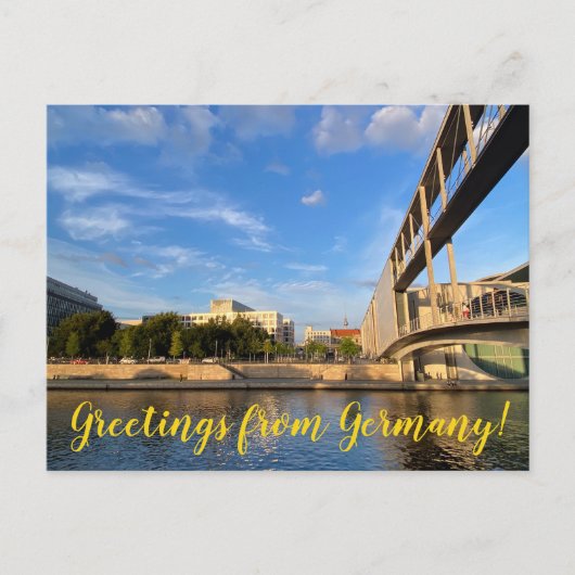 aWorld2Celebrate: Grüße aus Deutschland! Postkarte (Vorderseite)
