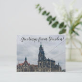 aWorld2Celebrate: Grüße aus Deutschland! Postkarte (Stehend Vorderseite)