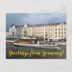 aWorld2Celebrate: Grüße aus Deutschland! Postkarte