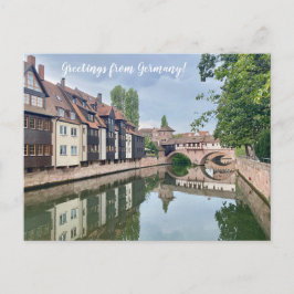 aWorld2Celebrate: Grüße aus Deutschland! Postkarte