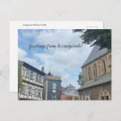 aWorld2Celebrate: Grüße aus Deutschland! Postkarte (Vorne/Hinten)