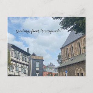 aWorld2Celebrate: Grüße aus Deutschland! Postkarte