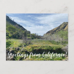 aWorld2Celebrate: Grüße aus Kalifornien Postkarte