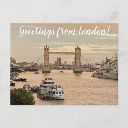 aWorld2Celebrate: Grüße aus London! Postkarte (Vorderseite)