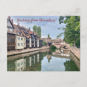 aWorld2Celebrate: Grüße aus Nürnberg! Postkarte