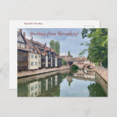 aWorld2Celebrate: Grüße aus Nürnberg! Postkarte (Vorne/Hinten)