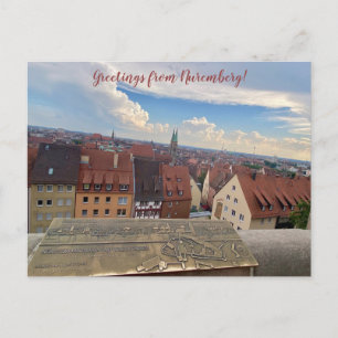 aWorld2Celebrate: Grüße aus Nürnberg! Postkarte
