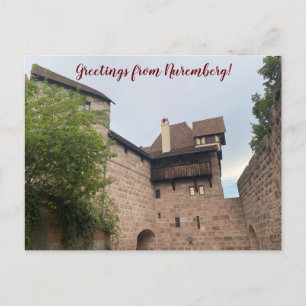 aWorld2Celebrate: Grüße aus Nürnberg! Postkarte