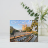 aWorld2Celebrate: Grüße aus Paris! Postkarte (Stehend Vorderseite)