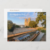 aWorld2Celebrate: Grüße aus Paris! Postkarte (Vorne/Hinten)