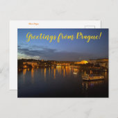 aWorld2Celebrate: Grüße aus Prag! Postkarte (Vorne/Hinten)