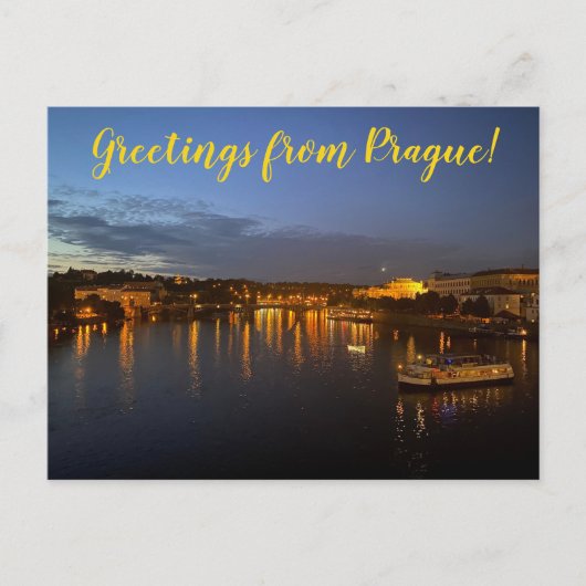 aWorld2Celebrate: Grüße aus Prag! Postkarte (Vorderseite)