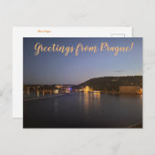 aWorld2Celebrate: Grüße aus Prag! Postkarte (Vorne/Hinten)