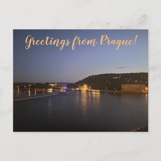 aWorld2Celebrate: Grüße aus Prag! Postkarte (Vorderseite)