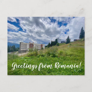aWorld2Celebrate: Grüße aus Rumänien! Postkarte