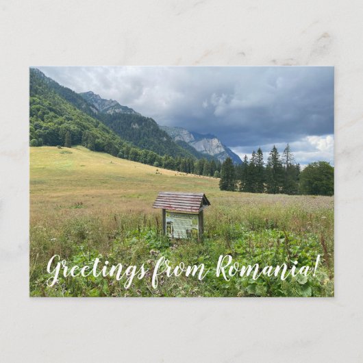 aWorld2Celebrate: Grüße aus Rumänien! Postkarte (Vorderseite)