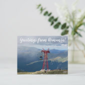 aWorld2Celebrate: Grüße aus Rumänien! Postkarte (Stehend Vorderseite)