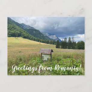 aWorld2Celebrate: Grüße aus Rumänien! Postkarte