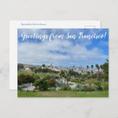 aWorld2Celebrate: Grüße aus San Francisco! Postkarte (Vorne/Hinten)
