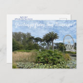 aWorld2Celebrate: Grüße aus San Francisco! Postkarte (Vorne/Hinten)